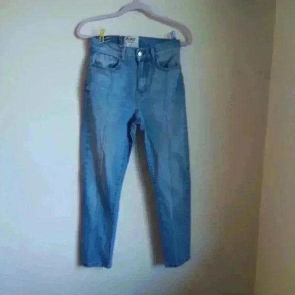 REVICE 27 HIGH WAISTED SKINNY STAR VENUS BLUE JEANS MEDIUM WASH ANKLE DENIM PANT - Picture 1 of 7